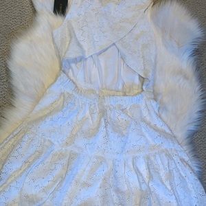 Pretty White Dress. Never worn but with no tags.